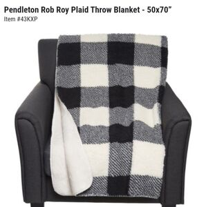 Pendleton Rob Roy Plaid Faux Fur Throw